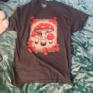 skull mushroom shirt